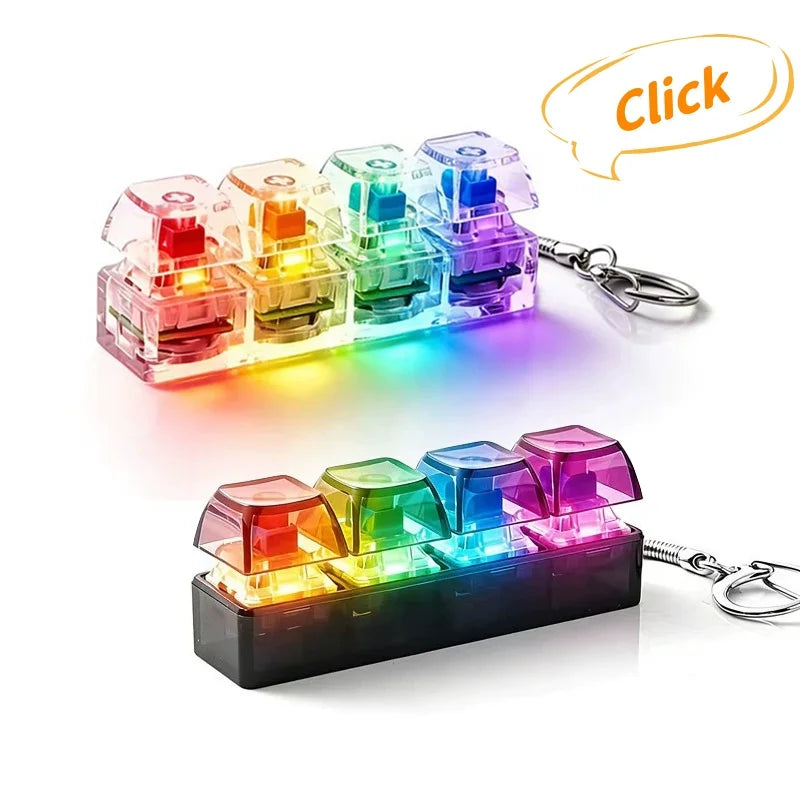 FrostTech™ Clicky RGB Mechanical Keycap Fidget Spinner